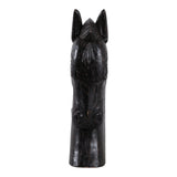 Stacy Black Trojan Horse Head Antiqued