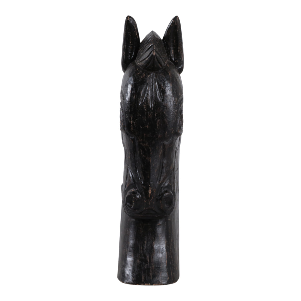 Stacy Black Trojan Horse Head Antiqued