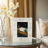Coniston White 5x7 Selenite Photo Frame