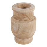 Menifee Natural Traditional Wood Vase