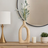 Independence Natural Wood Cut-Out Vase