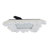Trinidad White Large Resin Photo Frame with Coral Wave
