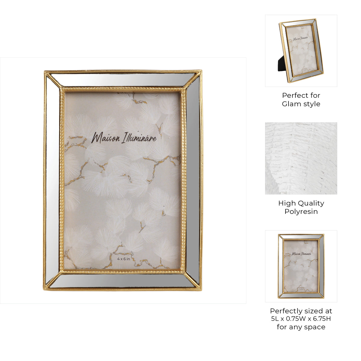 Haywoodwell Gold/Silver Small Frame