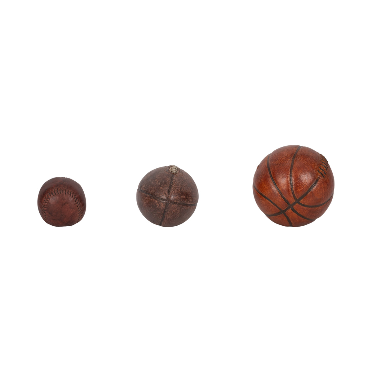 Coso Multicolor Sports Ball Objects (Set of 3)