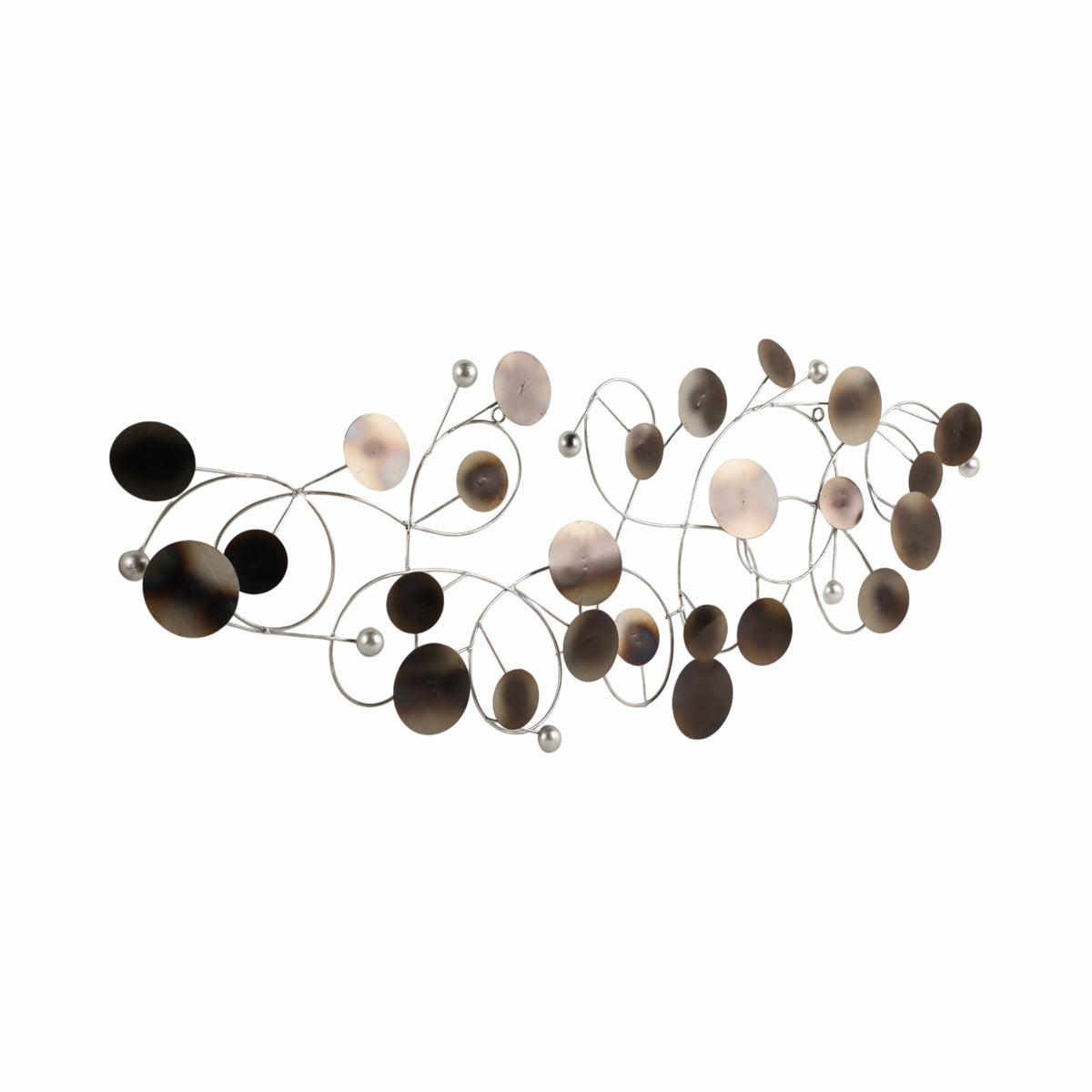 Linden Multicolor Small Discs Metal Wall Decor