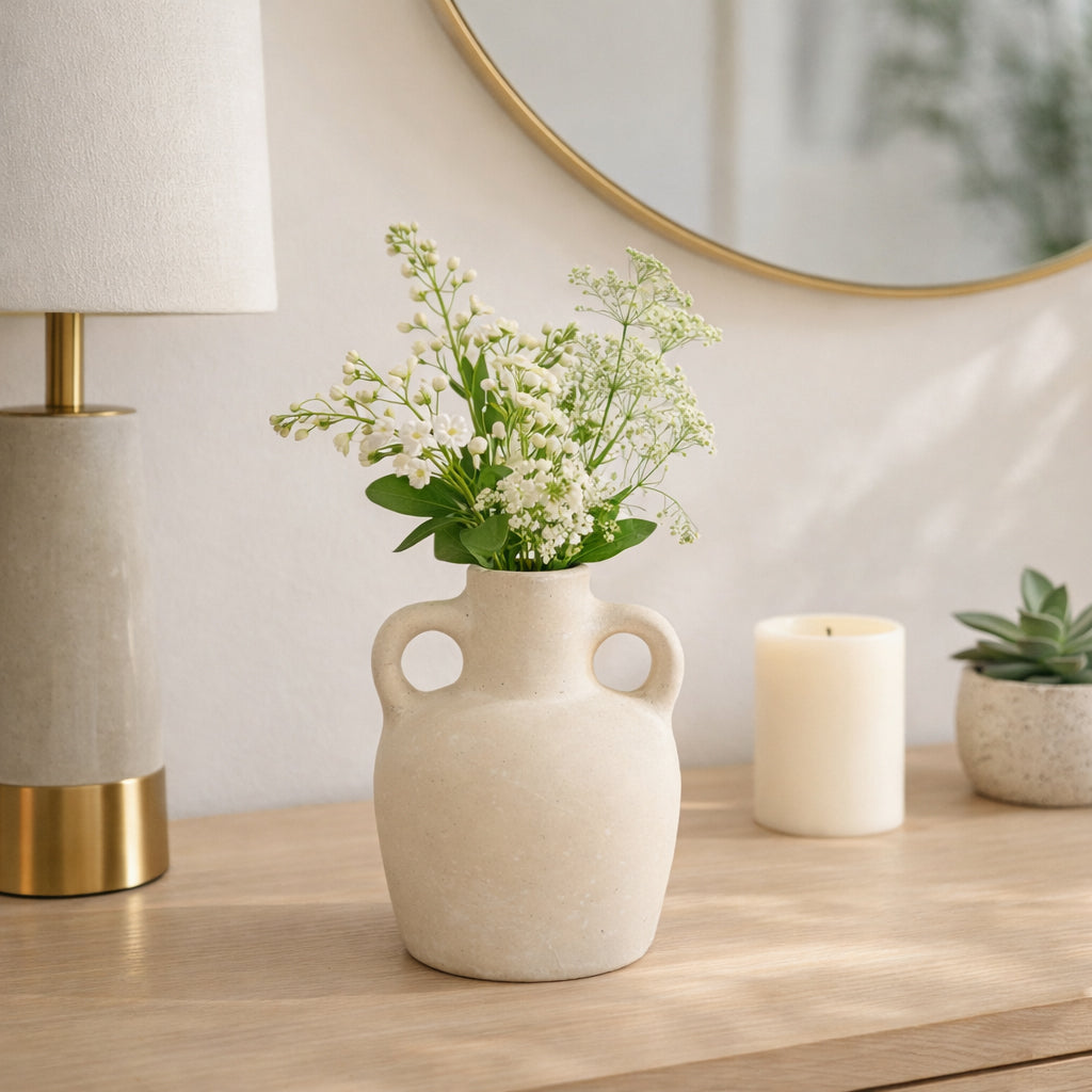 Farleybeach Ivory/White Vase