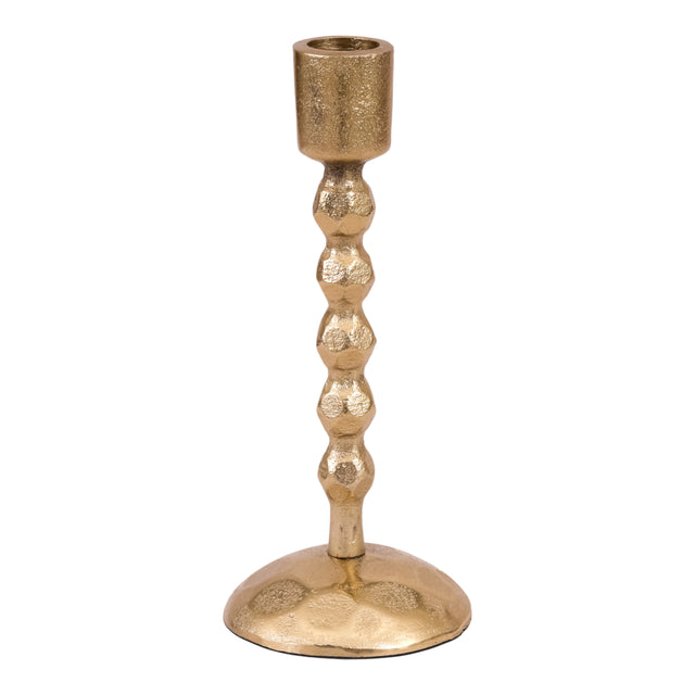 Quail Gold Small Hammered Bubble Taper