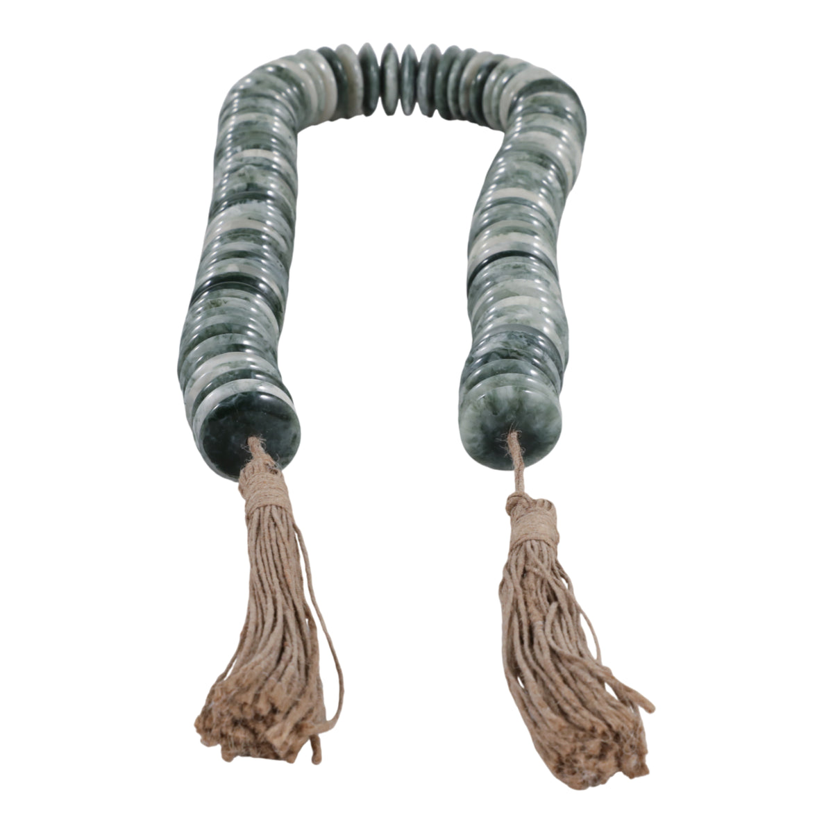 Natividad Blue/Green Flat Bead Garland