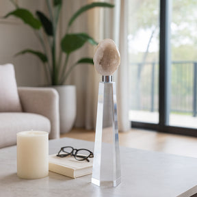 Chathamoak Clear/White Large Decor