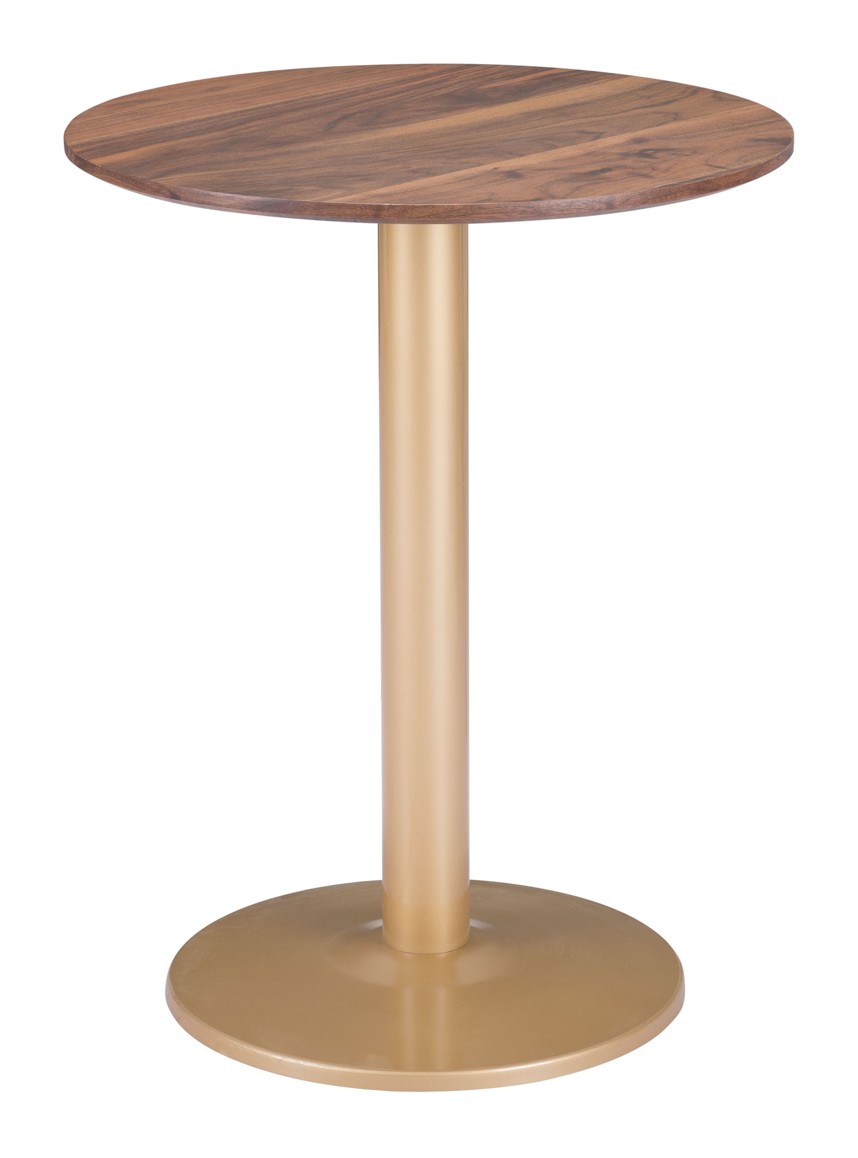 Alto Brown & Gold Bistro Table