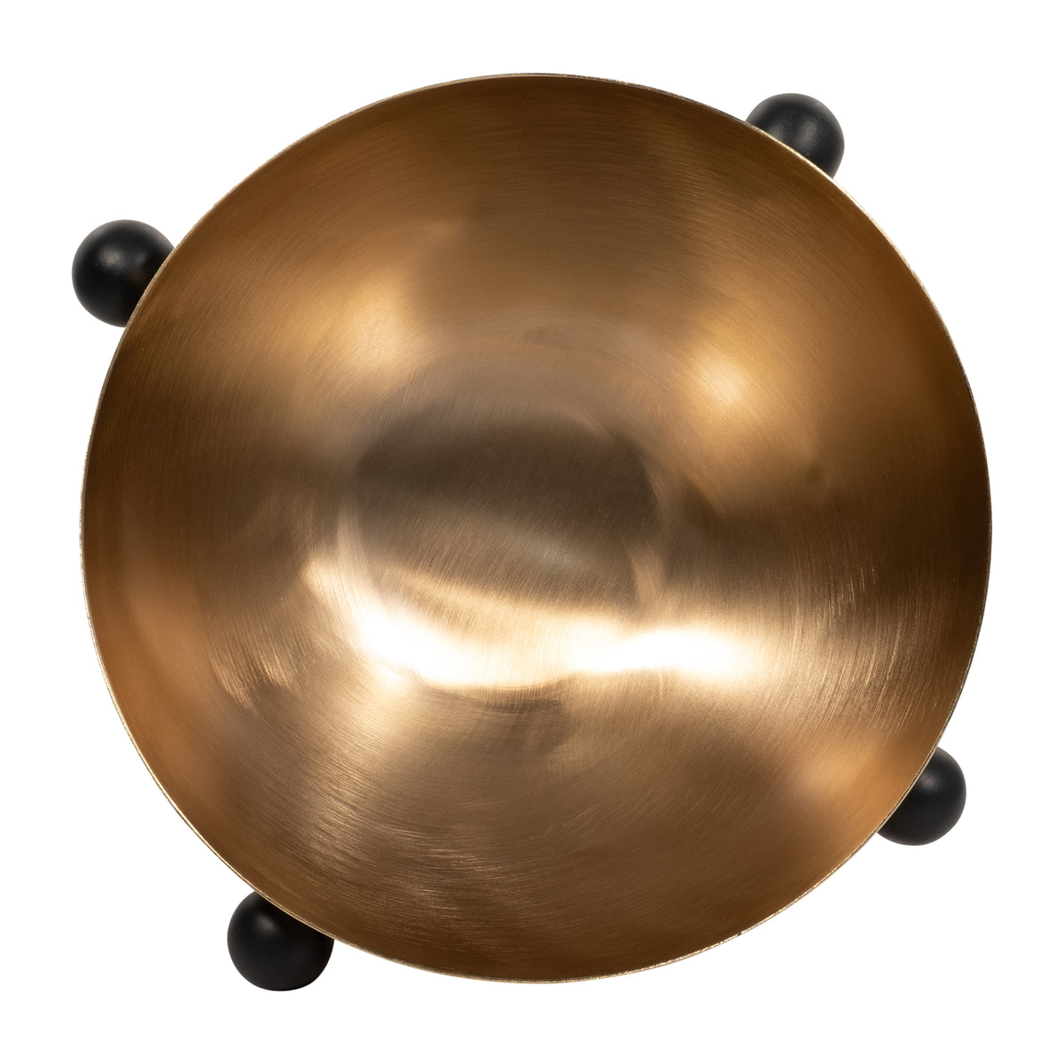 Neufeld Gold/Black Metal Bubble Bowl