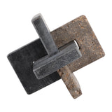 Thornton Black/Tan Marble and Dark Travertine Knot