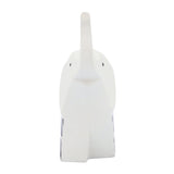 Kephart Black/White Ceramic Elephant Trunk Up