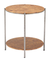 Adna Brown Side Table