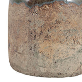 Bethune Green/Brown Small Traditional Pillar Holder