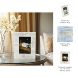 Coniston White 5x7 Selenite Photo Frame