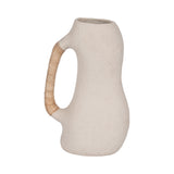 Elk Ivory Ecomix Organic Vase with Caning