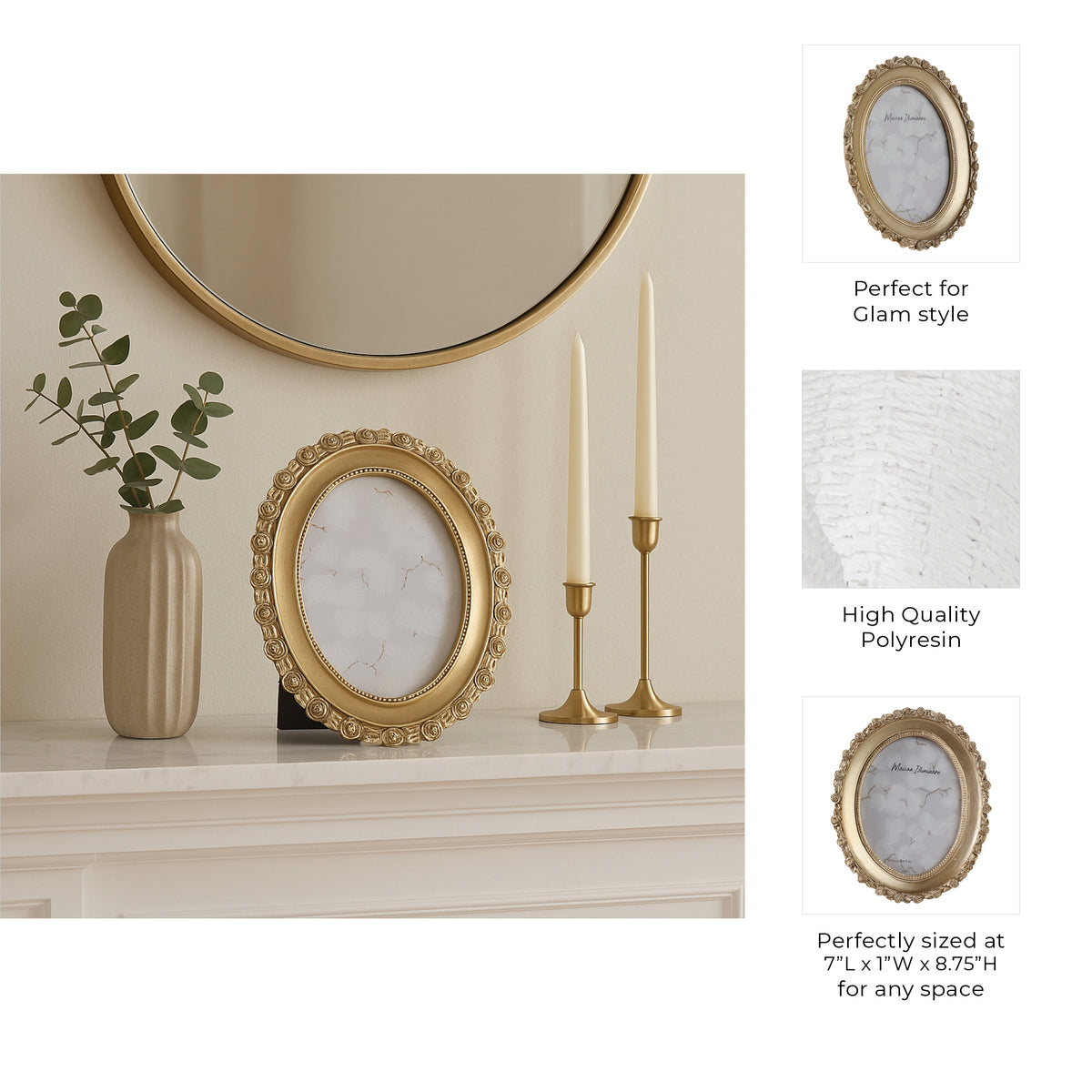 Bryson Gold Large Frame