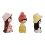 Winnetka Multicolor Colorful Girl Figures (Set of 3)