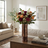 Llanada Bronze Small Glass Textured Enamel Vase