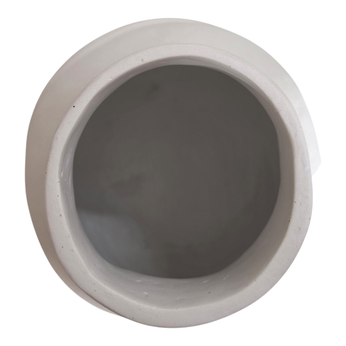 Darwin White Wavy Lines Ecomix Vase