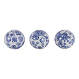 Hewittfield Blue/White Orbs (Set of 3)
