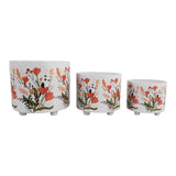 Brynham Red/Orange Planters (Set of 3)