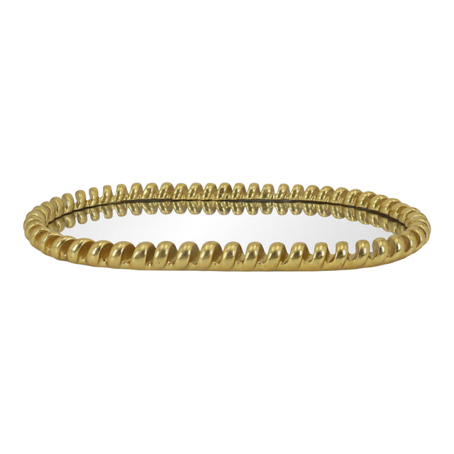 San Dimas Gold Bottom Twist Tray