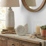 Essexrun White Shell Table Accent Decor
