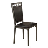 Olney Brown 5-Piece Pack Dinette Set Faux Marble Top