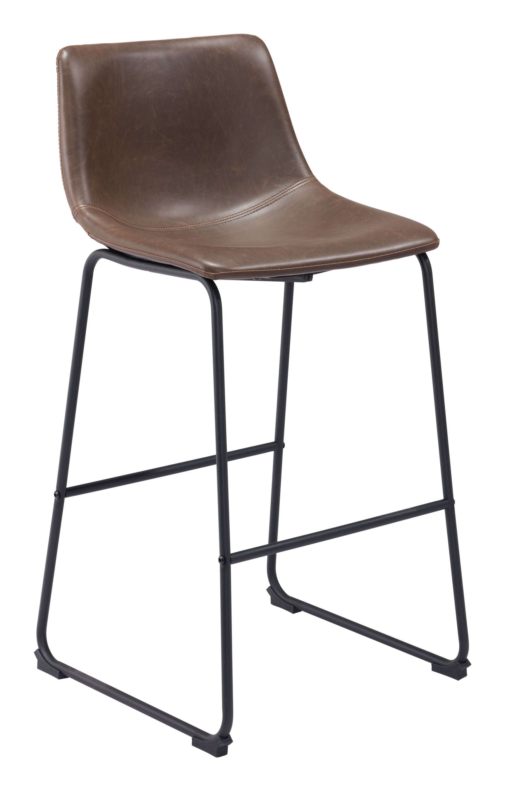 Smart Vintage Espresso Barstool (Set of 2)