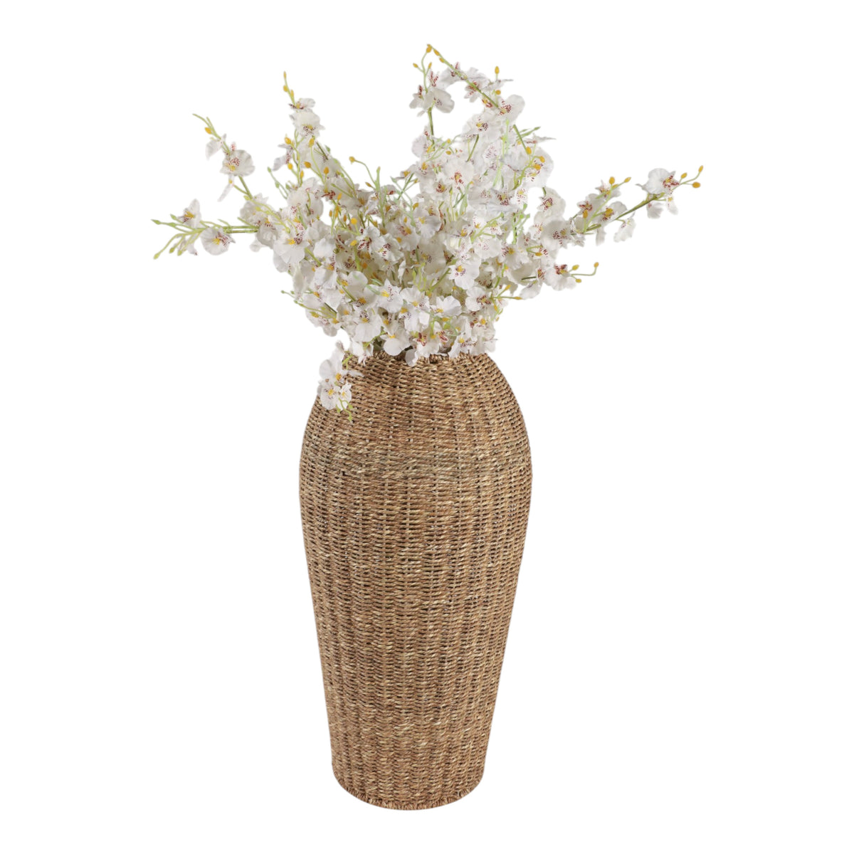 Omega Natural Woven Seagrass Vase