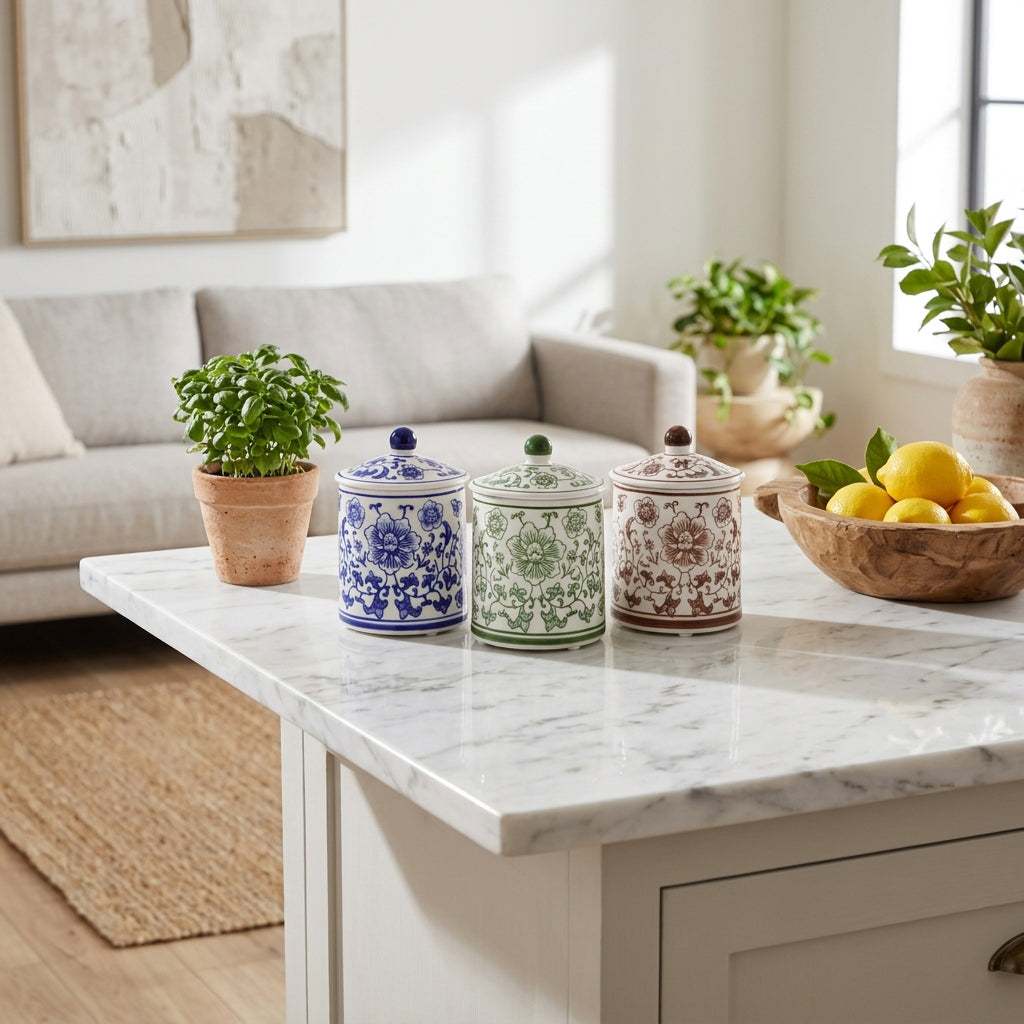 Adlerley Multicolor Jars (Set of 3)
