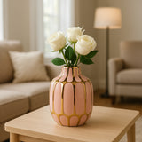 Calvinham Pink/Gold Vase