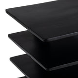 Hopper Black End Table