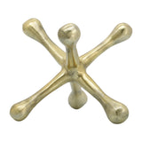 Devon Gold Metal Jacks Sculpture Decor - 12860-01EC