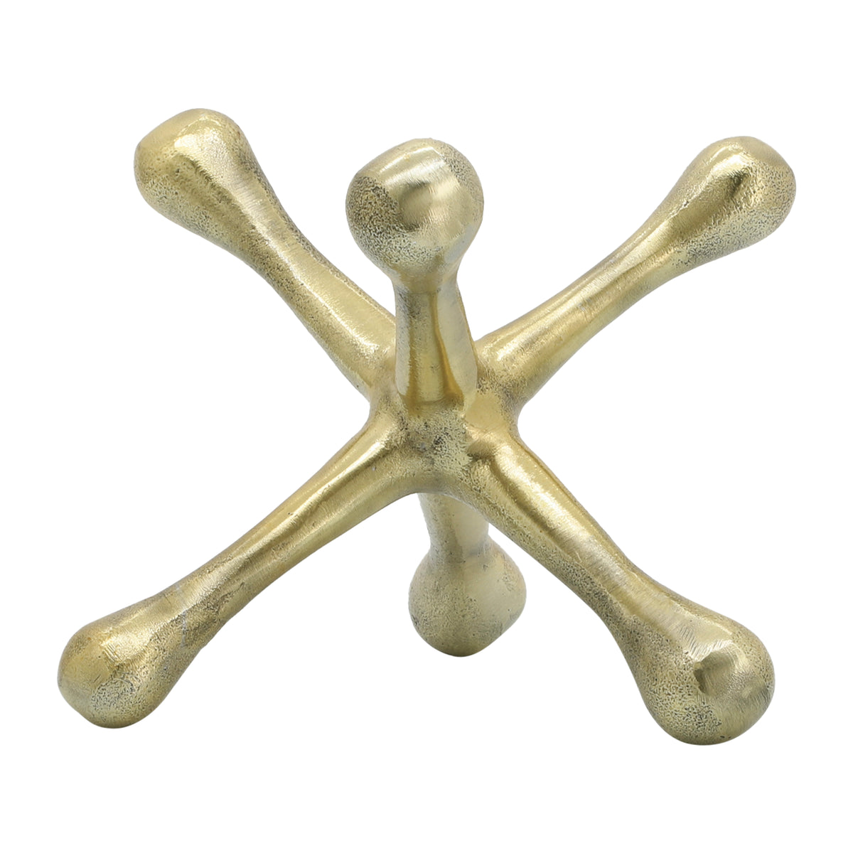 Devon Gold Metal Jacks Sculpture Decor - 12860-01EC