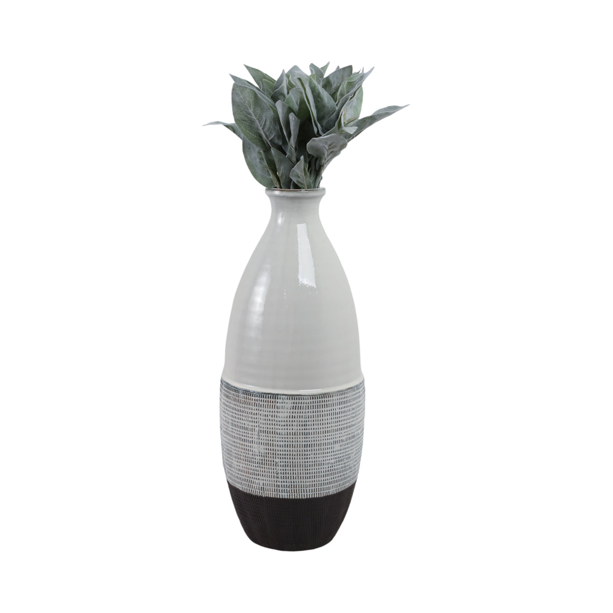 Daleywick Gray/Black Large Vase
