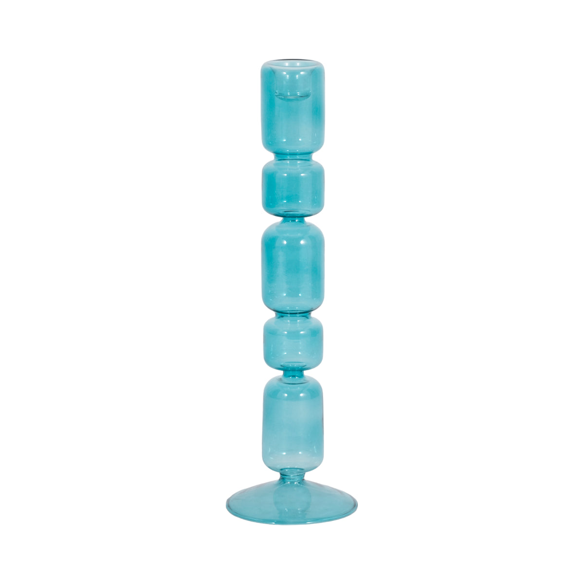 Isle Blue Small Mixed Bubble Taper Candle Holder
