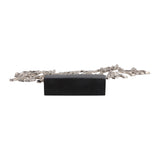 Sheltonbeach Silver/Black Decor