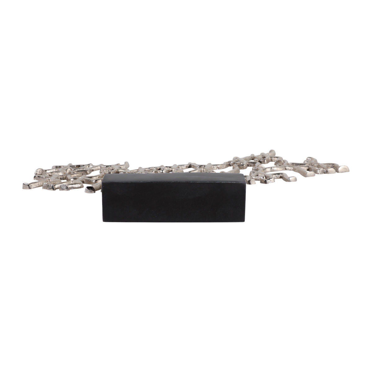 Sheltonbeach Silver/Black Decor