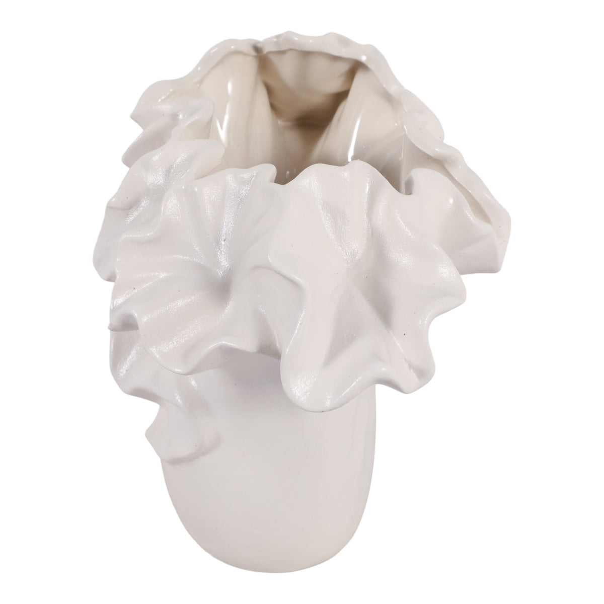 Alderport White/Ivory Large Vase