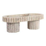 Clay Beige Marble Dish with Legs