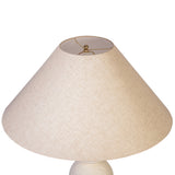 Corning White Paper Mache Floor Lamp