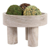 Broganmoor Beige Marble Bowl on 3 Feet