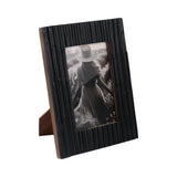 August Black 4x6 Jagged Photo Frame