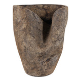 Rushbrook Brown Curvy Terracotta Vase
