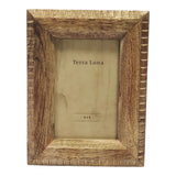 Aukum Tan/Brown 4x6 Wood Frame