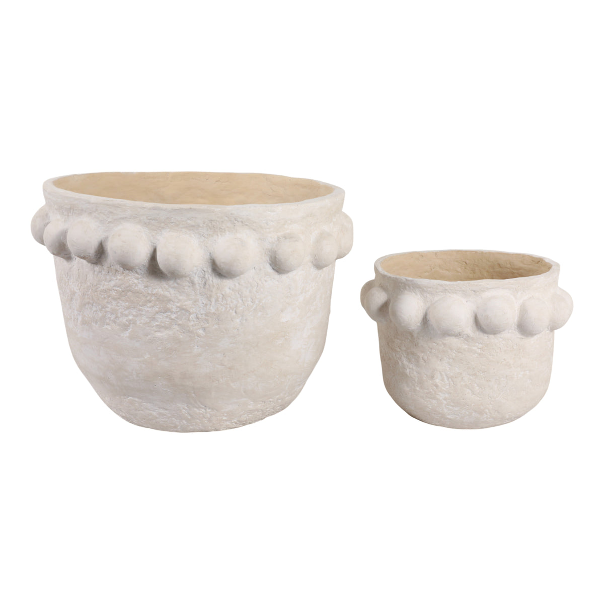 Castonburn White Planters (Set of 2)