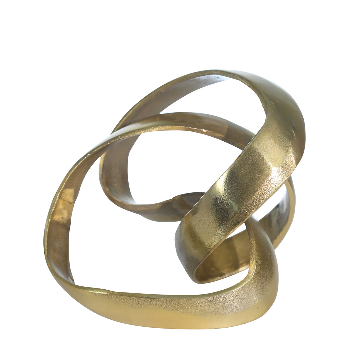 Dashport Gold Aluminum Knot Sculpture